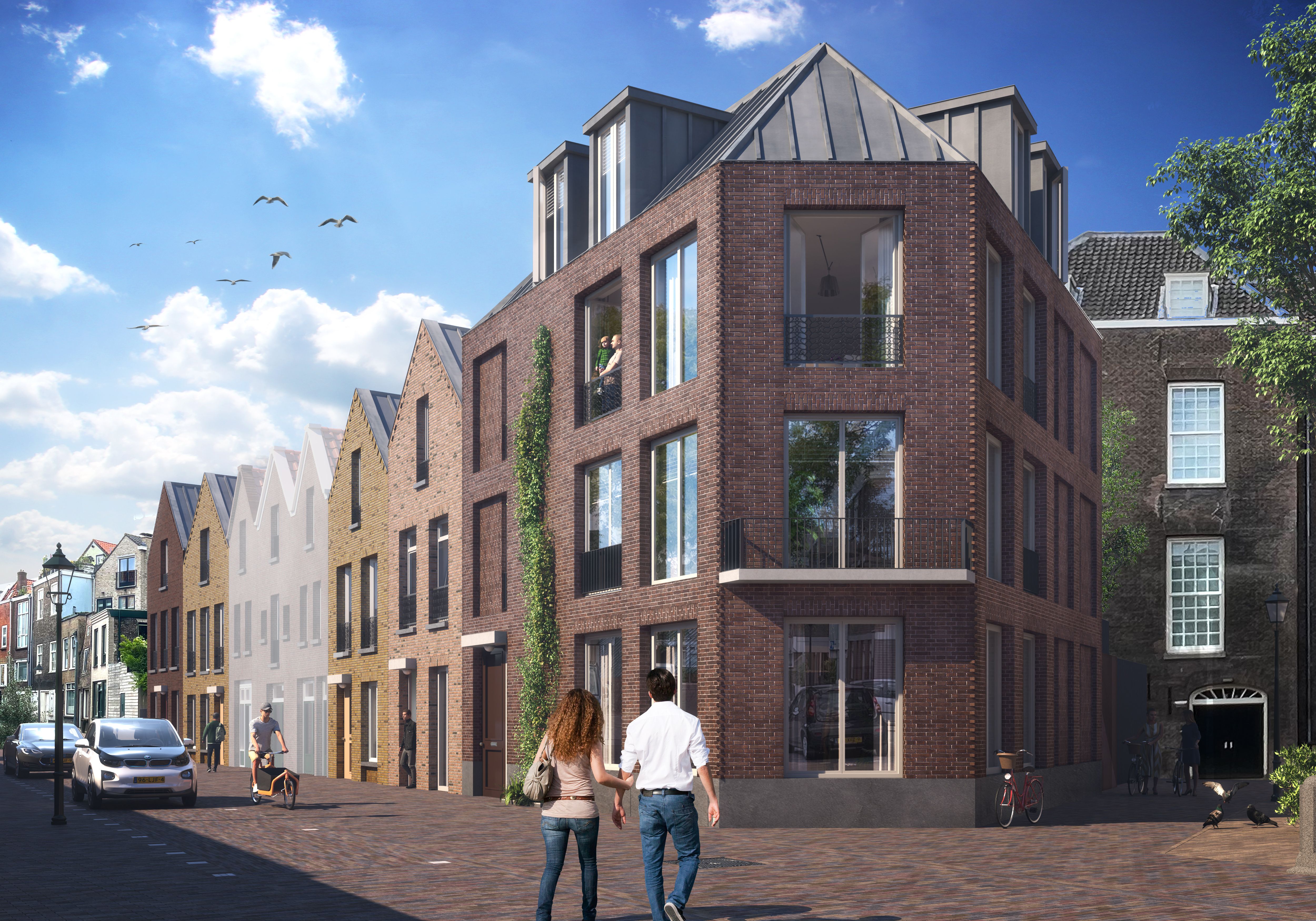 Duurzame cascowoningen in het historisch centrum van Schiedam