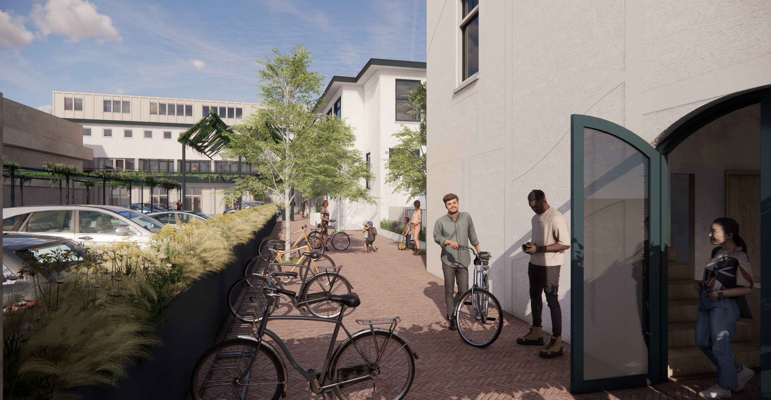 Locatie van de woningen